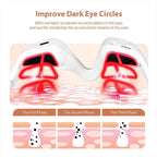 EMS Microcurrent Eye Massager with Red Light Therapy