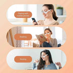 EMS Microcurrent Eye Massager with Red Light Therapy