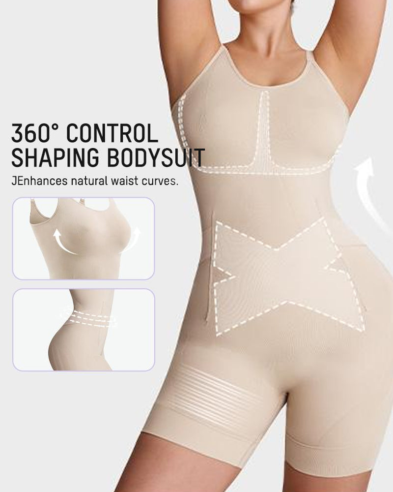 Bellvian 360 control shapewear bodysuit with seamless tummy flattening compression and waist sculpting support, designed for full body contour smoothing, postpartum recovery and invisible shaping under dresses for women in the UK