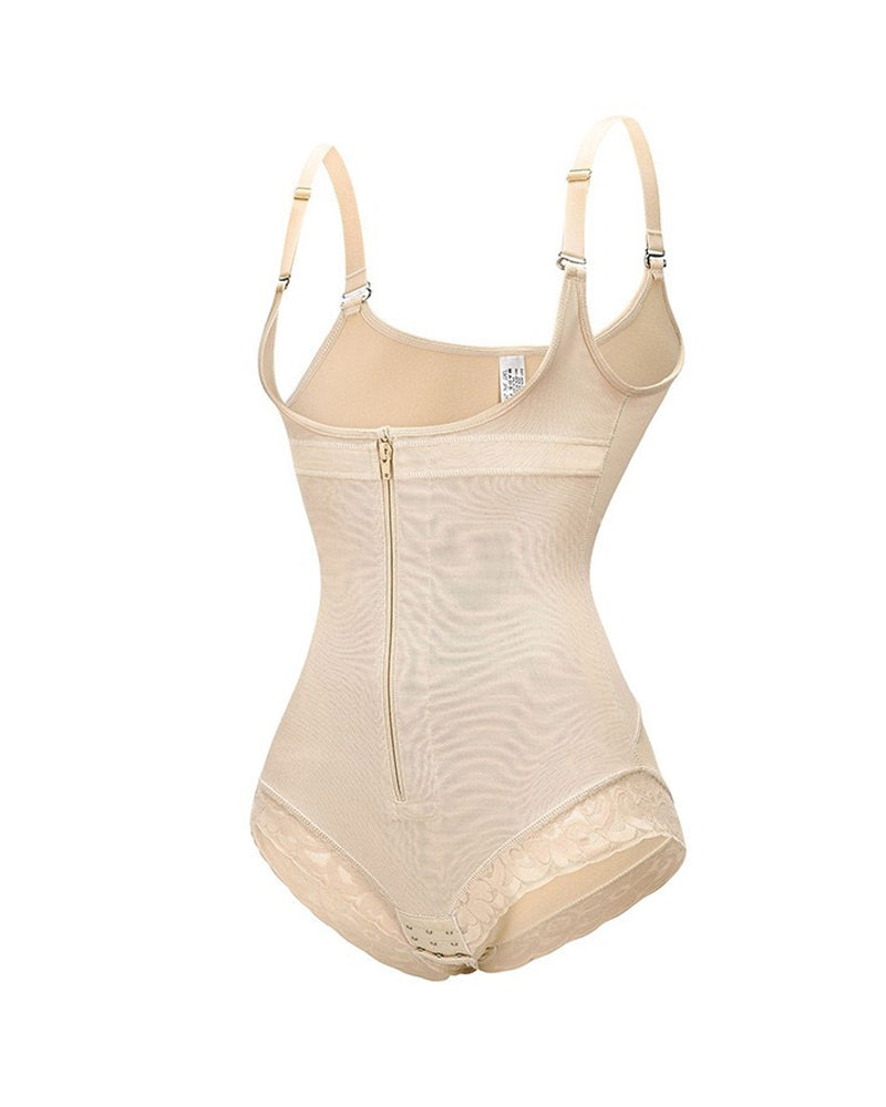 Bellvian beige tummy control body shaper with seamless compression support and sculpting hourglass fit, designed for postpartum body shaping, waist slimming, stomach flattening and invisible smoothing under wedding dresses in the UK