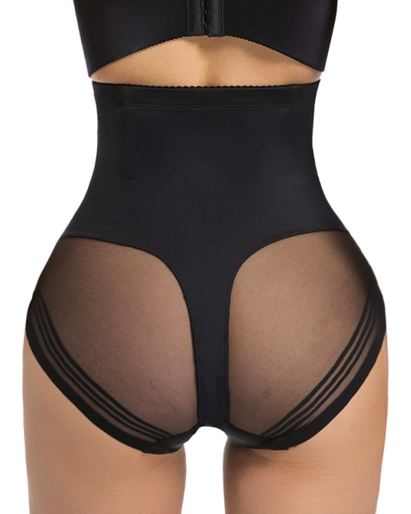Bellvian black back lifting compression panties with seamless shaping construction that enhances natural curves, supports the hips and creates a flattering silhouette while remaining invisible beneath fitted clothing.