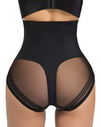 Bellvian black back lifting compression panties with seamless shaping construction that enhances natural curves, supports the hips and creates a flattering silhouette while remaining invisible beneath fitted clothing.