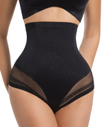 Bellvian black firm control shapewear panties with breathable compression fabric, high rise waistband and seamless body sculpting support designed to smooth curves and deliver all day comfort beneath fitted clothing.
