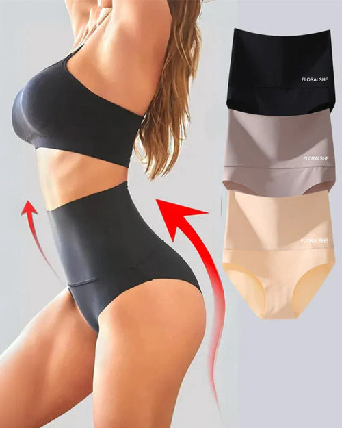 Bellvian black and nude postpartum waist slimming shapewear panties with seamless tummy control compression designed for postpartum support, lower belly smoothing and comfortable invisible shaping for everyday confidence