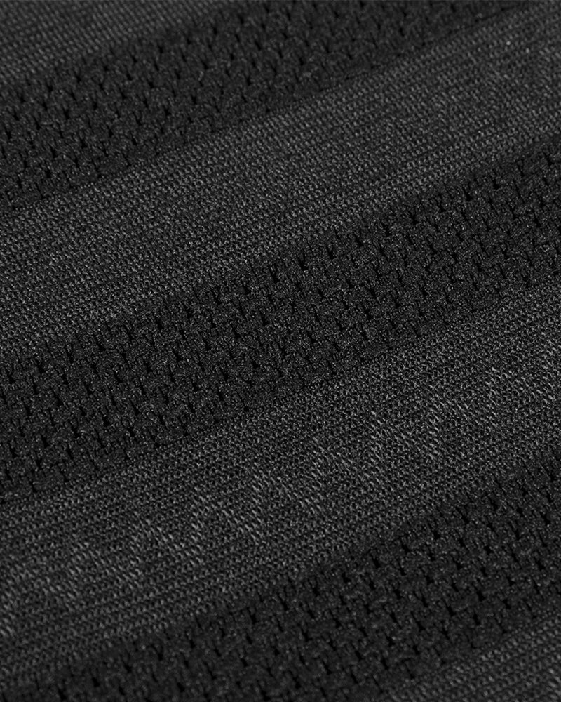 Bellvian black seamless compression shapewear fabric designed for lightweight tummy flattening support, smooth contour shaping and comfortable invisible wear under dresses and tight outfits, ideal for UK women searching for premium slimming underwear and sculpting shapewear
