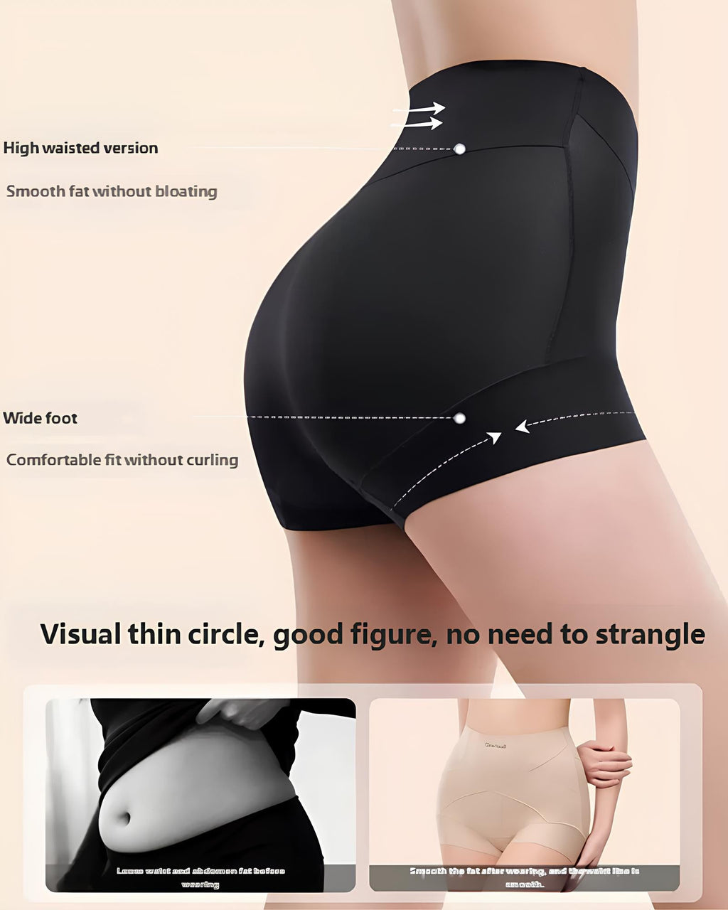 Bellvian black slimming shapewear shorts with seamless high waist tummy control and smoothing compression designed for body sculpting, waist slimming and invisible shaping under dresses and gym wear, highly searched in the UK for sculpting shapewear, tummy flattening shorts and hourglass shaping underwear
