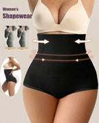 Bellvian black tummy control hourglass shapewear briefs with seamless compression technology designed to flatten lower belly, slim waist and smooth body lines under bodycon dresses and evening outfits, ideal for UK shapewear shoppers seeking invisible support