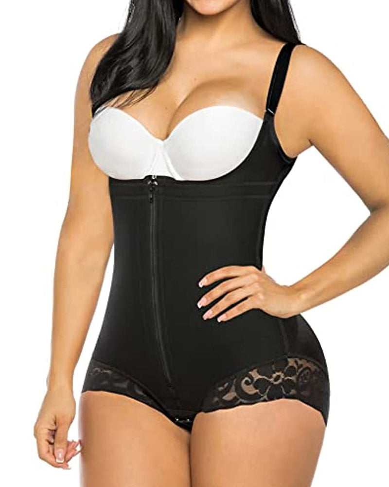 Bellvian black tummy control shapewear bodysuit with seamless waist sculpting and slimming compression support, inspired by viral hourglass body shaping trends and designed for stomach flattening, butt lifting and smooth shaping under dresses in the UK