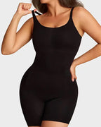 Bellvian black waist slimming full body shapewear with seamless compression support and tummy flattening sculpt fit, designed for hourglass shaping, postpartum contouring and confidence boosting body smoothing fashion in the UK