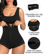 Bellvian black waist trainer shapewear with front zipper compression, tummy flattening support and adjustable sculpt fit, designed for hourglass shaping, postpartum tummy control, back support, body contour slimming and seamless everyday shapewear fashion in the UK