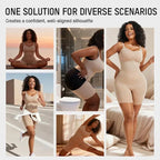 Bellvian full body shapewear bodysuit designed for everyday waist slimming, postpartum body contouring and seamless tummy control support, ideal for office outfits, bodycon dresses, travel wear and confidence boosting shapewear fashion in the UK