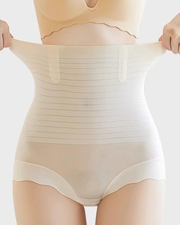 Bellvian nude high waist seamless tummy control shapewear panties with ultra thin sculpting compression designed for lower belly flattening, waist slimming and smooth invisible shaping under dresses, leggings and bodycon outfits, ideal for UK women searching for seamless slimming underwear, postpartum tummy support, hourglass body shaper panties and comfortable all day control briefs
